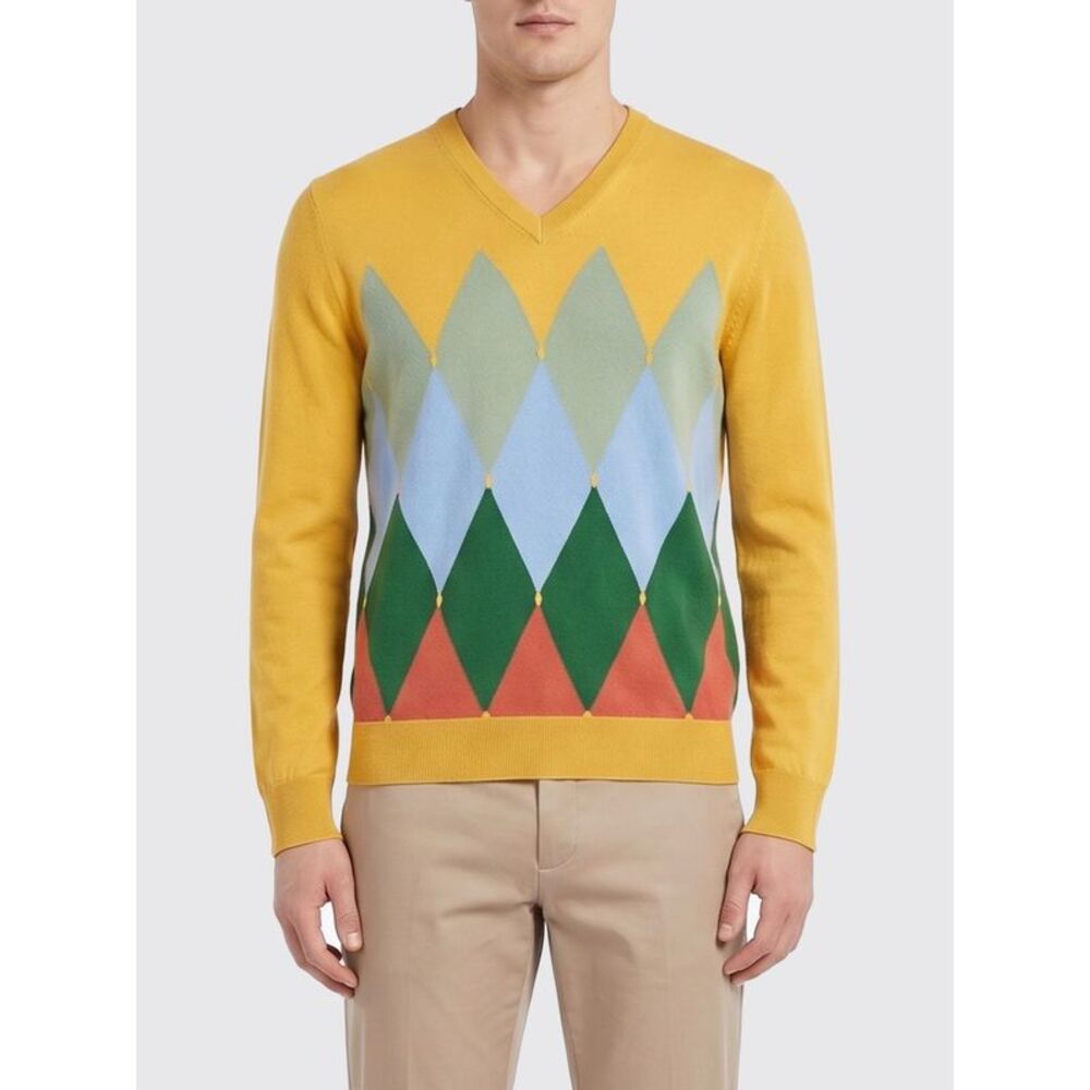 Ballantyne Sweater Men Yellow